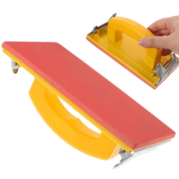 Raindrops 1Pack Polishing Sandpaper Holder with Plastic for Woodworking 7.2x3.4x2.6in