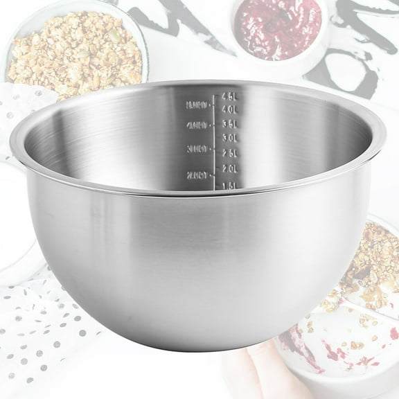 Raindrops 1Pack Prep Bowls Egg Bowl Silver For Cooking And Baking In The Kitchen