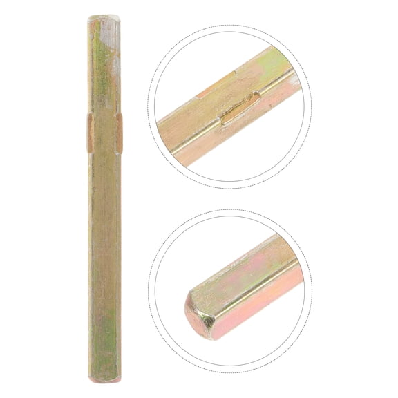FOMIYES Versatile Door Handle Spindle Bar Iron Accessory for Door Lock Replacement