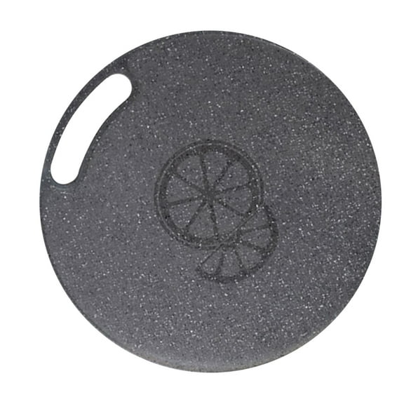 Raindrops 1Pc Plastic Cutting Board Grey with Attractive Marble Appearance