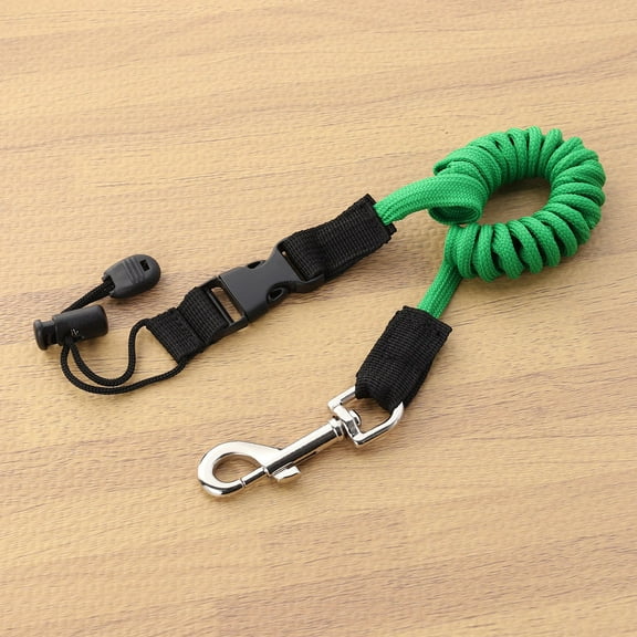 Raindrops 1Pack Round Elastic Paddle Leash TPU Zinc Alloy Inflatable Boat Kayak Paddle Tether