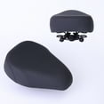 thumbnail image 1 of Raindrops 1Pack Shock Absorbing Seat Black Sponge Bike Saddle for Comfortable Riding, 1 of 8