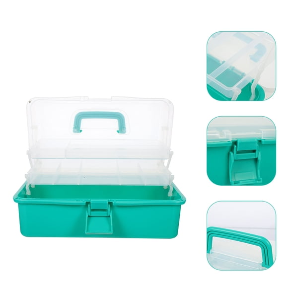 Raindrops 1-Pack Compact Tool Organizer Compartment for Jewelry, Sewing Kits, and Small Accessories 32x17 cm