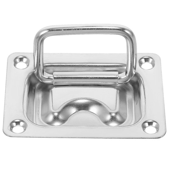 Raindrops 1Pack Stainless Steel Deck Handle for Boat Accessories Marine Use 2.95X2.16X0.39In