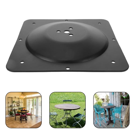 Raindrops 1Pack Table Leg Fixators Cast Iron Stable Connection Furniture Connectors for Home Decor 9.25X9.25X0.6In