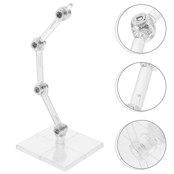 Raindrops 1Pack Transparent Action Figure Stand Sleek And Elegant For Collectors Home Display