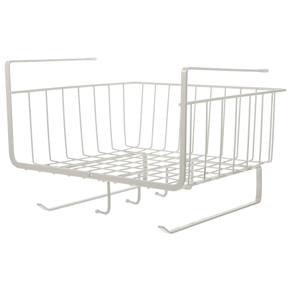 Raindrops 1Pack Under Shelf Storage Rack Iron Rectangular for Kitchen Cabinet Organizer