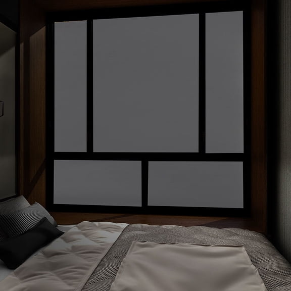 Raindrops Window Films Window Blackout Film Black PET 1Pcs