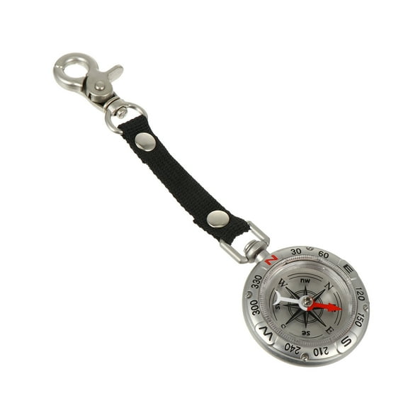 Raindrops 1Pack Zinc Alloy Compass for Hiking and Orienteering in Black