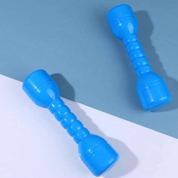 Raindrops 1Pair Plastic Dumbbells Small Exercise Barbells for Outdoor Games