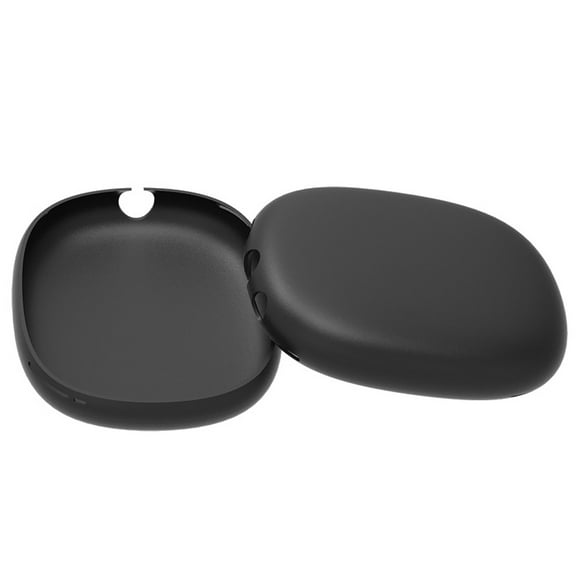 Raindrops Silicone Earphone Protective Cover Headphone Protective Cover Black 1 Pair Daily Use