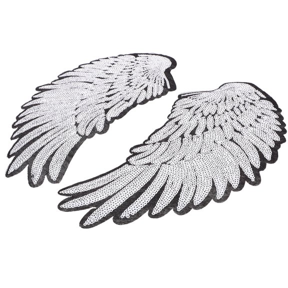 Raindrops 1Pair Plated Sewing Patch for Clothes Decor and Fix