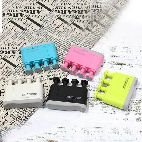 Raindrops 1Pc Blue Finger Strength Trainer Ergonomic Design for Musicians and Instrument Practice