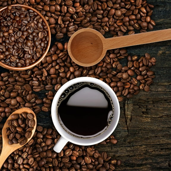 Raindrops 1Pc Coffee Bean Scoop Wooden Measuring Spoon Use