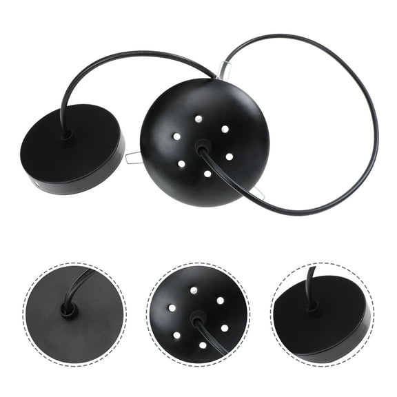 Raindrops 1Pc Disc Shaped Spring Clip Lamp Parts Socket For Bookstores