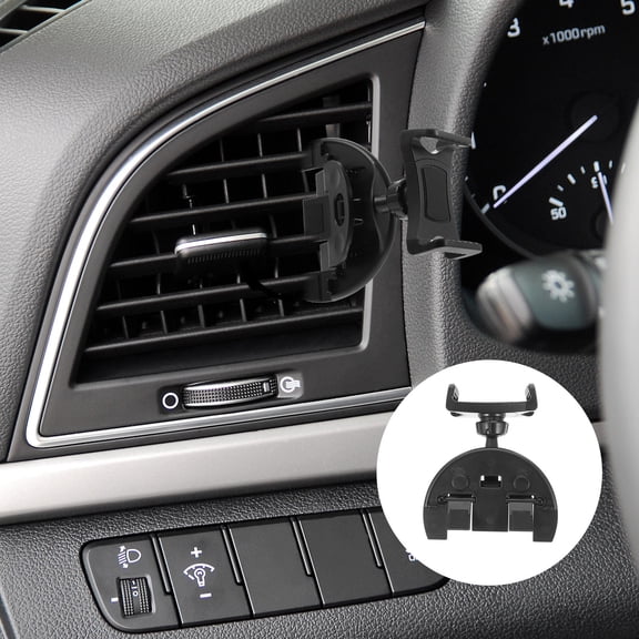 Raindrops 1Pc Universal Car Phone Bracket Cd Port Bracket GPS Holder Black