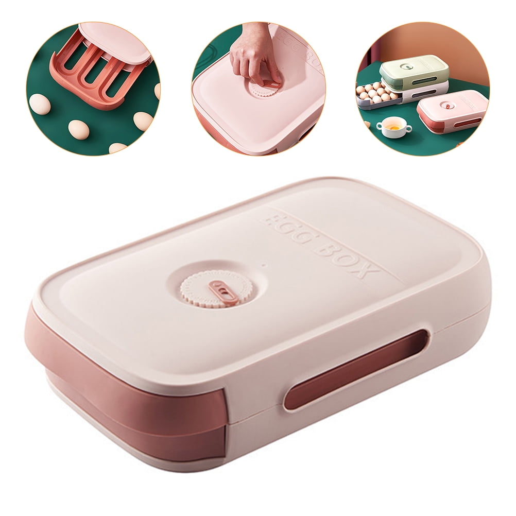 Raindrops Multi-Grid Storage Box with Lid, 1-Piece PP Plastic Container for Kitchen, Dining Room, and Home Organization