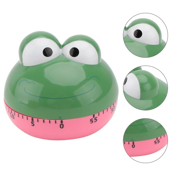 Raindrops Green Plastic Kitchen Timer Multipurpose Time Reminder Easy Use