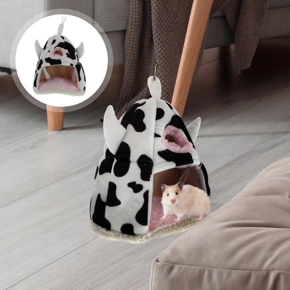 Raindrops 1Pc Hamster House Multi Layer Cotton Bed Soft Warm Pet Nest for Small Animals