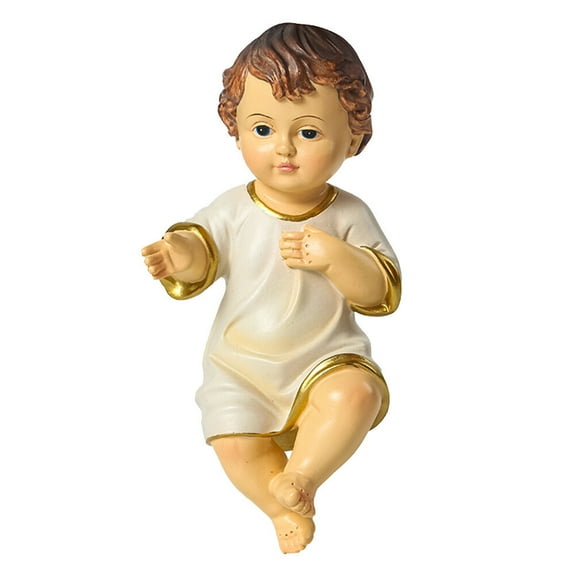 1Pc Religious Saint Baby Statue  Adornment Jesus Baby Resin Handicraft Ornament