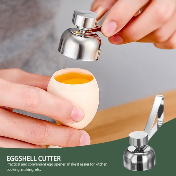 Raindrops 1Pc Kitchen Eggshell Cutter Egg Separator Tool Small Egg Opener Silver