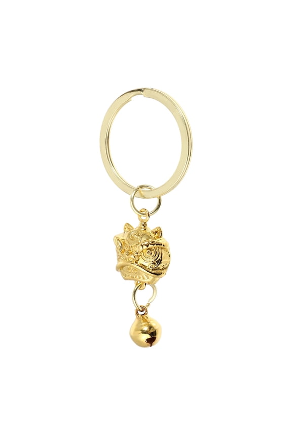 1Pc Retro Brass Lion ce Keychain Hanging Ornament for Bag and Keyholder