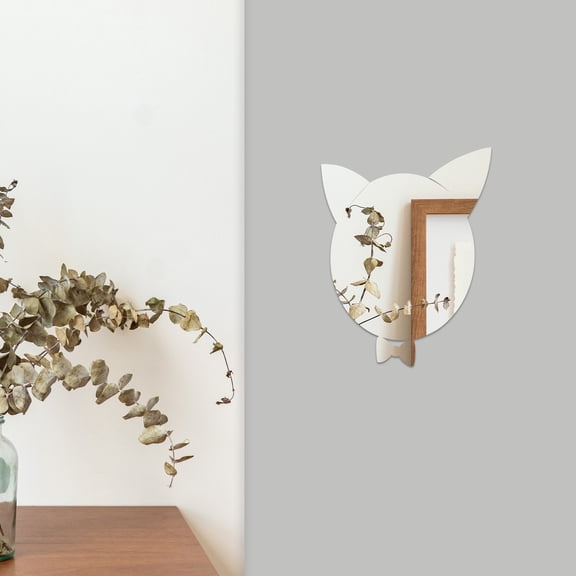 Raindrops 1Pc Wall Decor Sticker Silver Acrylic Mirror Decal for Children's Room