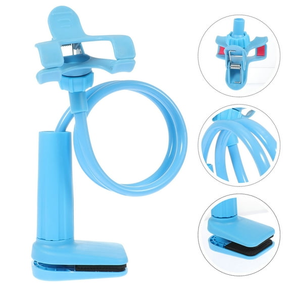 Raindrops 1Pc Mobile Phone Grip Accessory with Double Clips and Spiral Base for General Users