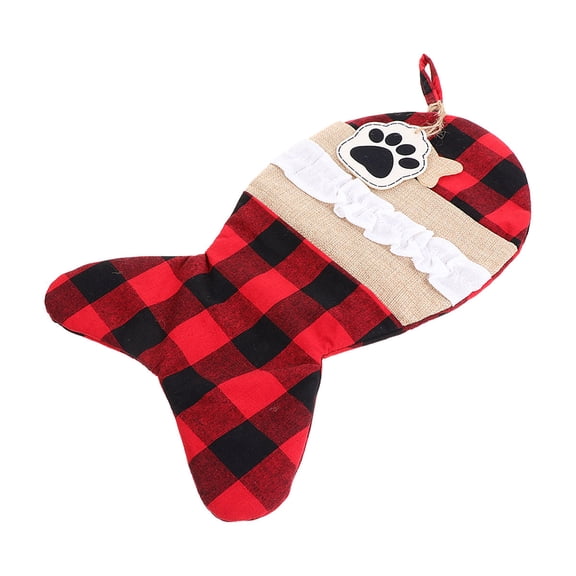 Raindrops Multi-Purpose Christmas Stocking Bag for Holiday Decoration and Storage, 1 Piece Festive Sack