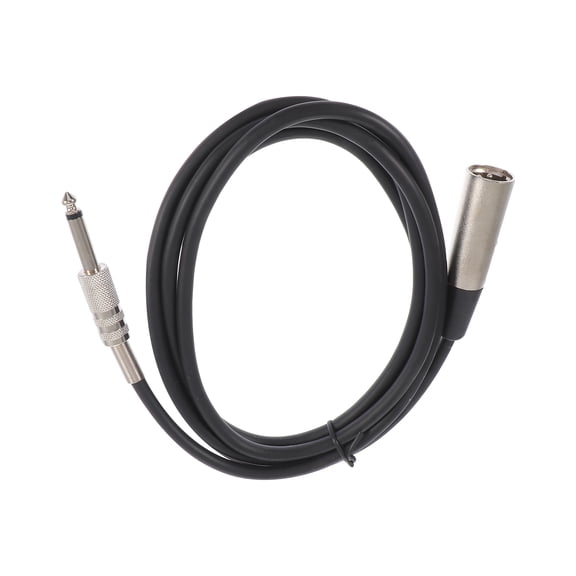 Raindrops 1Pc Audio Signal Cable Black Zinc Alloy Noise Shielded Audio Wire for Professional Mixer and Home Theater