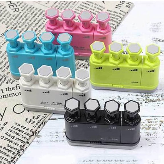 Raindrops 1Pc Pink Hand Exerciser Finger Trainer for Instrumentalists to Increase Strength