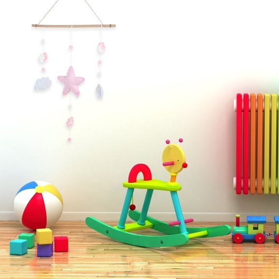 Raindrops 1Pc Pink Wall Decoration Ornament for Living Room Bedroom Home Hanging