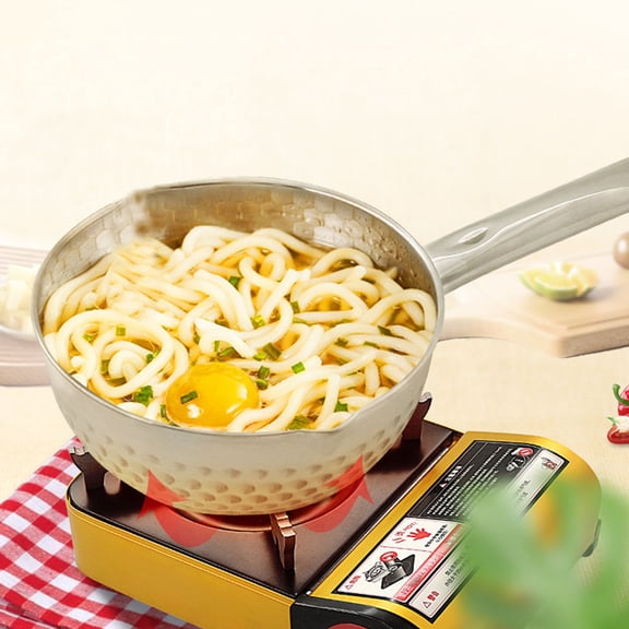 Raindrops Stainless Steel Pan with Vacuum Handle, 1Pc Cooking Pot for Kitchen, and Easy to Clean