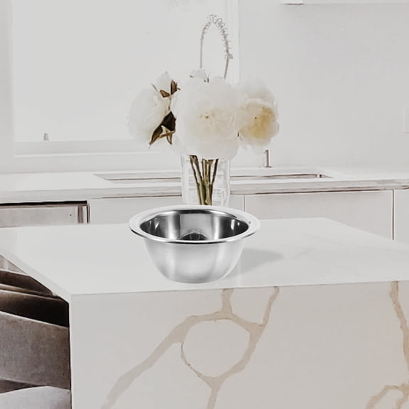 Raindrops 1Pc Kitchen Stainless Steel Bowl for Holding Food Serving Salad and Soup