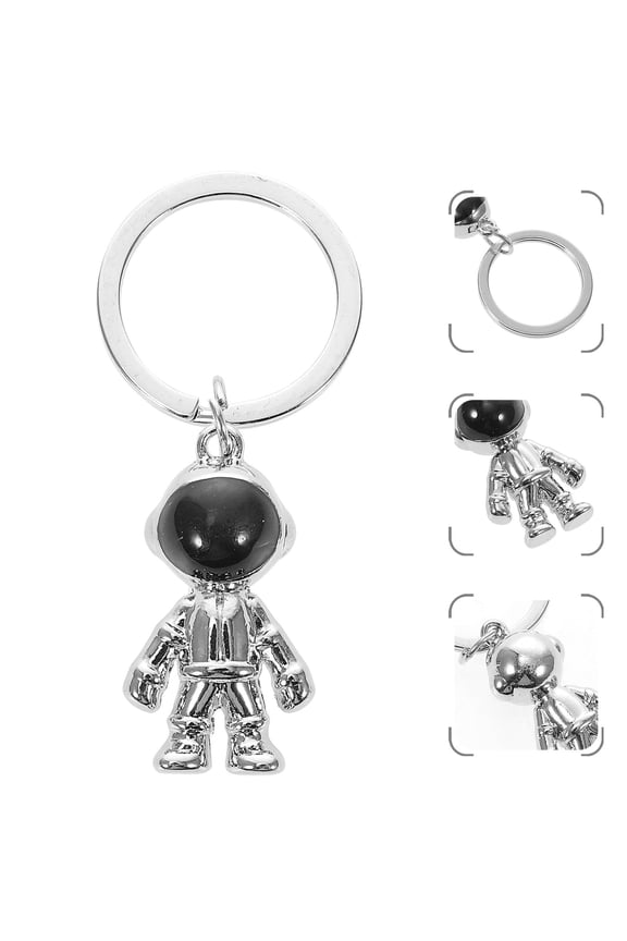 Space Astronaut Keychain Metal Pendant, Decorative Charm for Keys, Backpacks, Bags, and Accessories