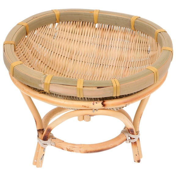 FOMIYES 1Pack Woven Baskets for Organizing Bamboo Storage Holder Household Users Home Use