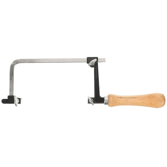 Raindrops Jewelry Bow Saw Assorted Colors Wood and Metal U-Shaped Handcraft Tool for Crafting