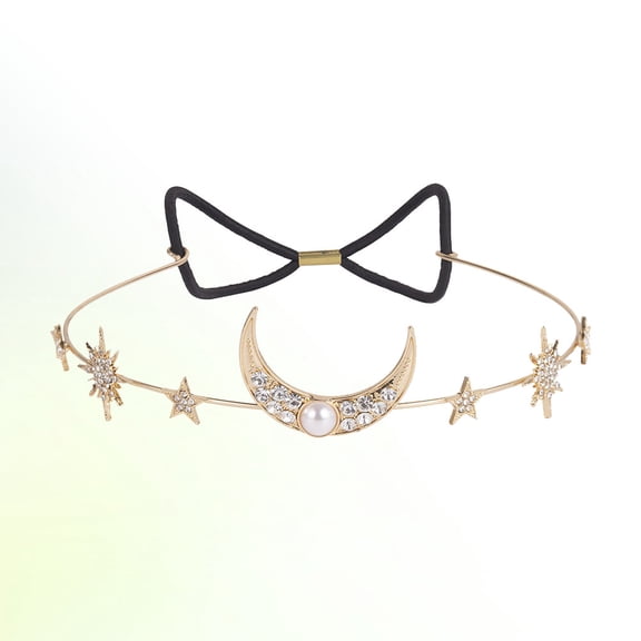 Raindrops 1Pc Fine Workmanship Stars Moon Rhinestone Wedding Hair Jewelry