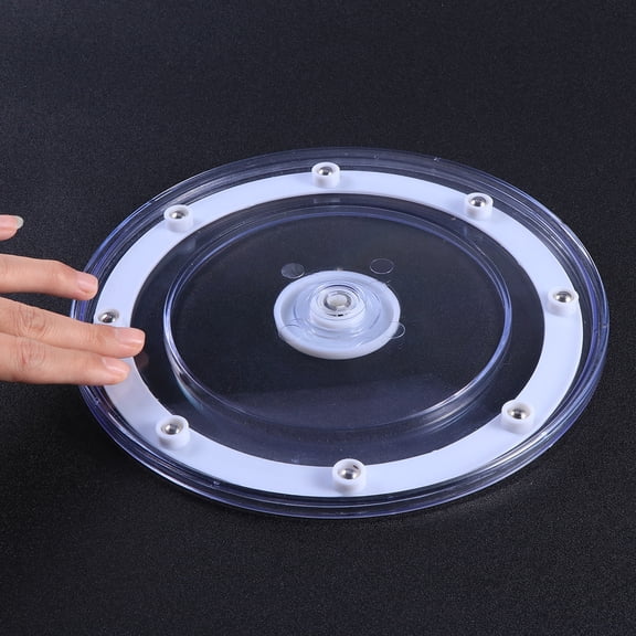 Raindrops 1Pcs Cabinet Turntable 9 Inches Round Acrylic ABS for Kitchen and Pantry