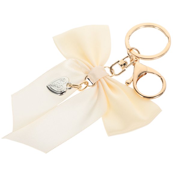 Raindrops 1Pcs Car Key Wristlet with Ribbon and Bowknot for Women and Girls