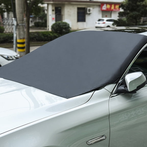 Raindrops 1Pcs Car Windshield Cover for Ice Protection Shield Silver Umbrella Cloth Waterproof