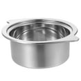 thumbnail image 1 of Raindrops Practical Stainless Steel Hot Pot Silver for Home and Restaurant 1Pc, 1 of 8