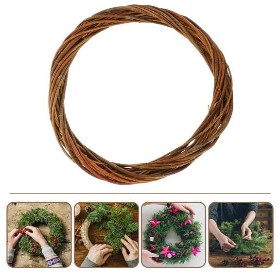 Raindrops Wreath Making Supplies Wicker For Festivals Diy Lovers 1Set