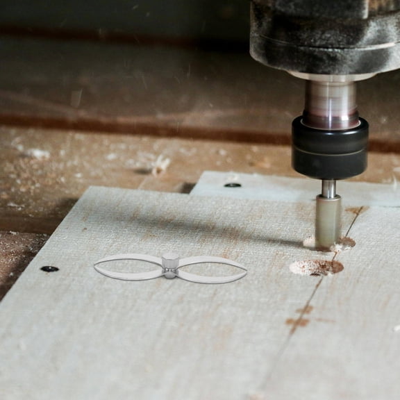 Raindrops 1Pcs Double Ended Turners Calipers for Woodturning Thickness Gauge Silver 4.24x1.49x0.08in