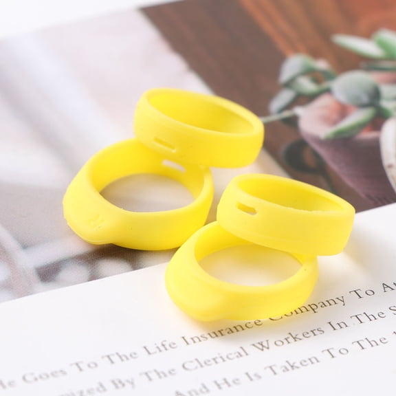 Raindrops 1Pcs Earphone Covers Silicone Earbud Tips Yellow 5x5x1cm