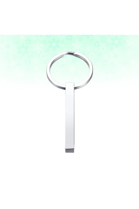 1Pcs Engravable Keychains Stainless Steel Keyring for Car Keys House Keys Door Keys Decorative