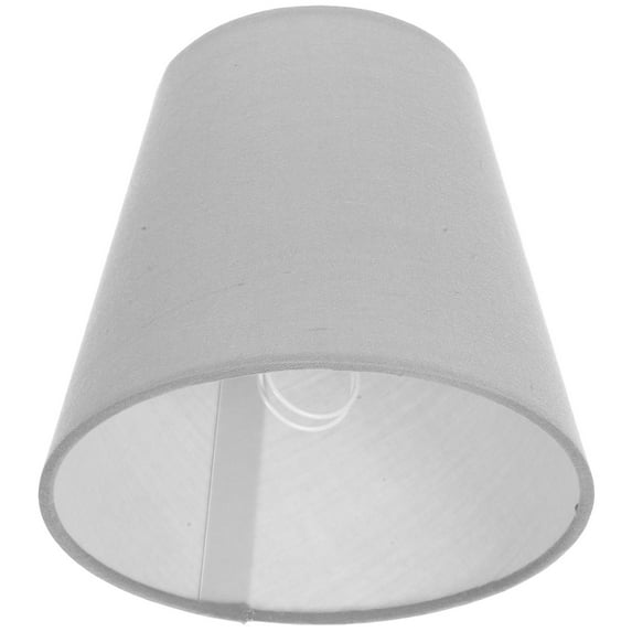 Raindrops 1Pcs Fabric Lampshade for Table Lamps in Light Grey with Simple and Classic Style 11.8x5.1x3.5in