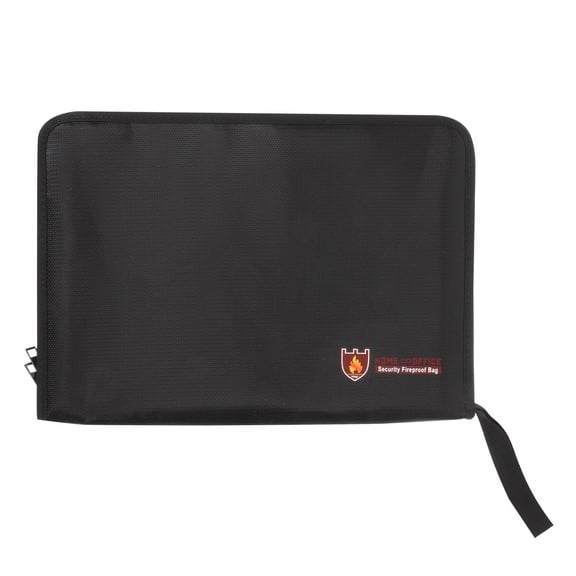 Raindrops 1Pcs Fireproof Document Folder Multi-Layer Document Storage Bag 13 Pockets Design 36.5x25cm