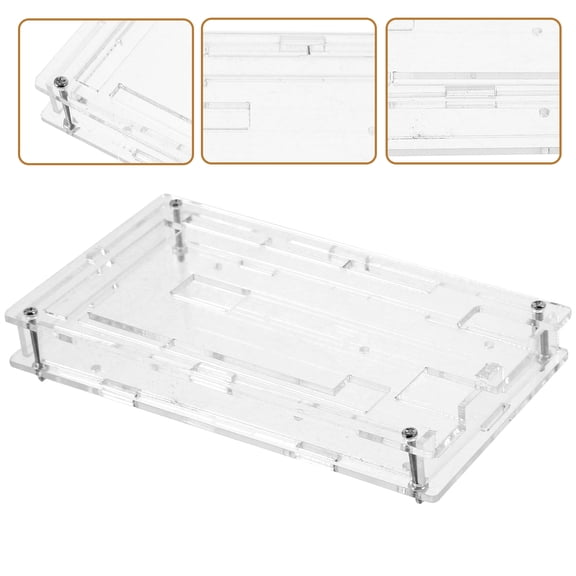 Raindrops 1Pcs Fixing Frame for Development Board in Acrylic 11.40X6.40X2.00in Secure Fixation