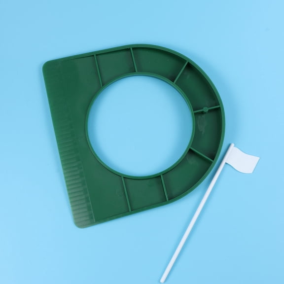 Raindrops Plastic Putting Cup Green Regulation Hole Putter Practice Aid Trainer for Indoor Use